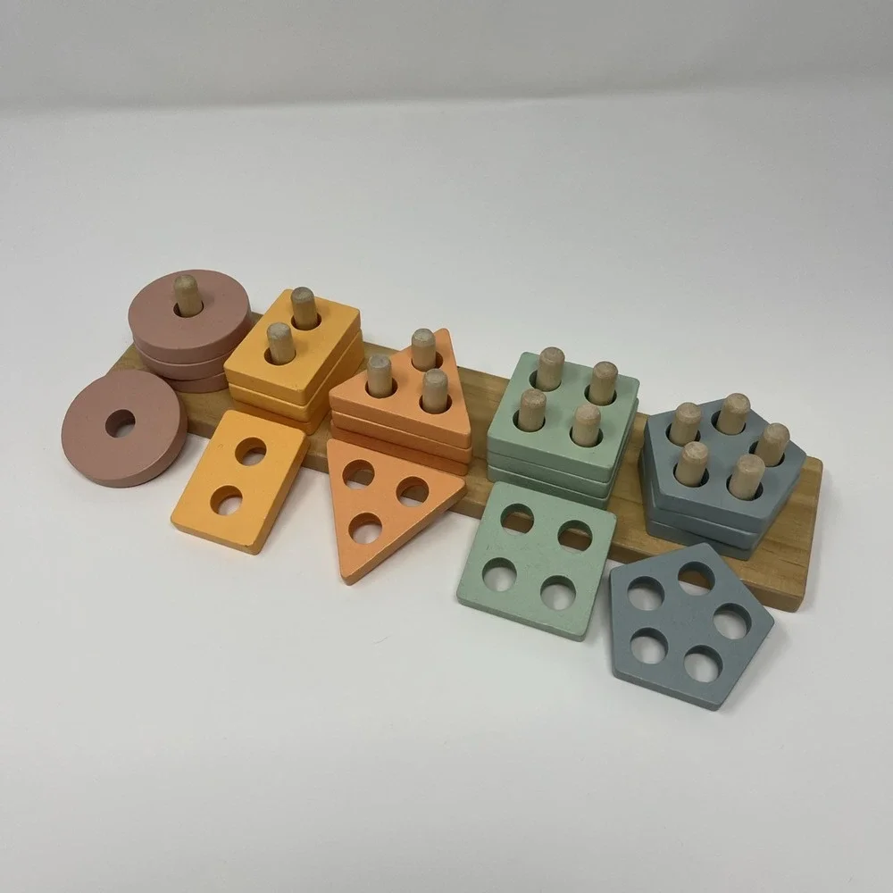 GOPO TOYS Montessori Toys for 1+ Year Old – 12 x 3 x 2‎ inches, Multicolor